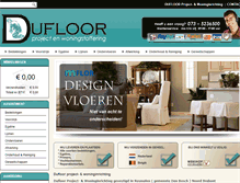 Tablet Screenshot of dufloor.eu
